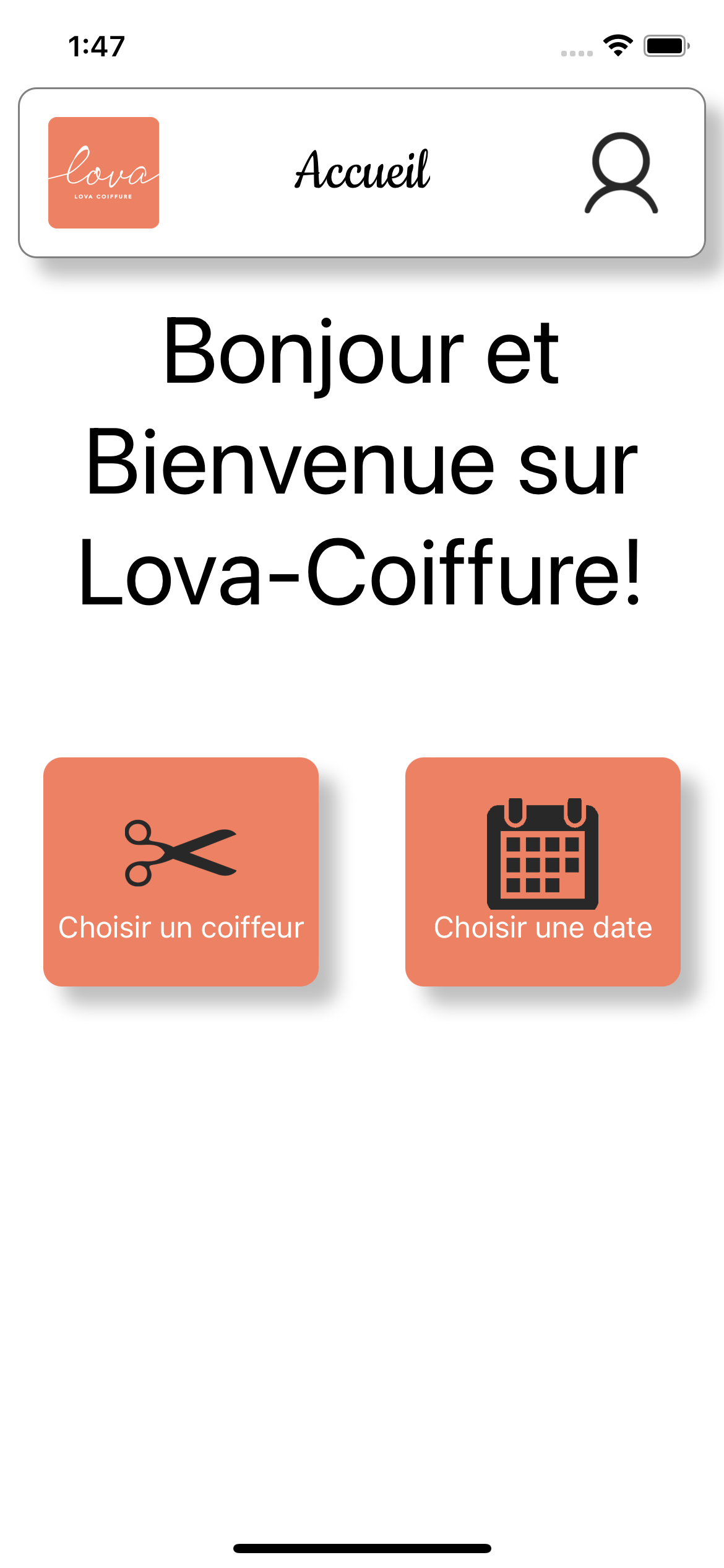 Lova-coiffure accueil